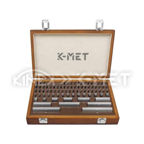 Плоскопаралелни крайни мерки K-MET 1046-13-122 – 122 части, DIN 861 / клас 1