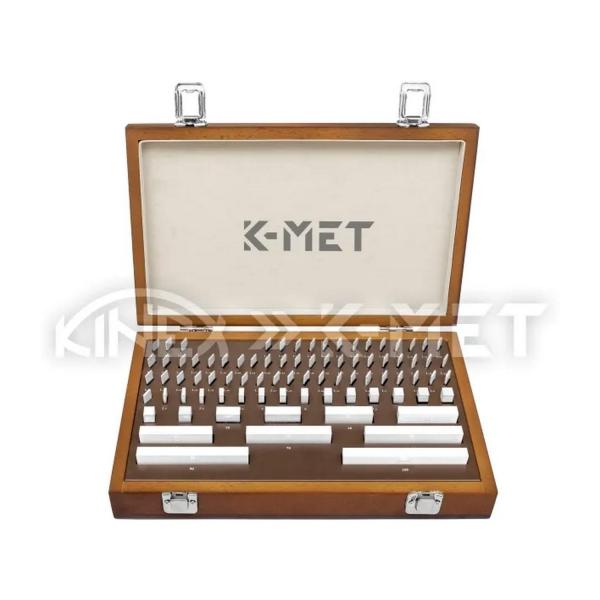 Керамични плоскопаралелни крайни мерки K-MET 1050-13-087 – 87 части, DIN 861 / клас 1