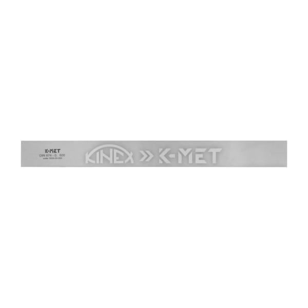 Прецизна неръждаема линия K-MET 1039-17-050 – 500x40x8 мм, DIN 874/1