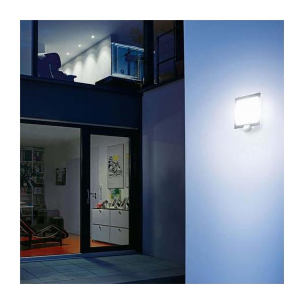 Фасадна лампа със сензор Steinel Sensors Pro L 20, 035693 - 60 W, E27, антрацит, 230 V