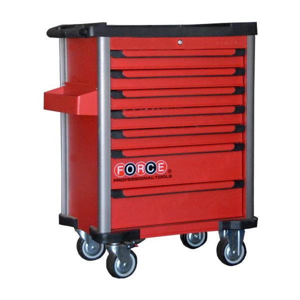 Количка за инструменти Force 10217R-286 – 7 чекмеджета, 286 инструмента