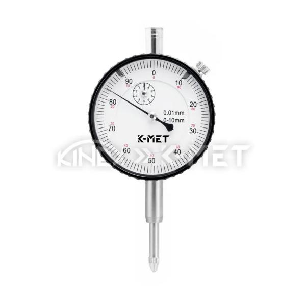 Индикаторен часовник с циферблат K-MET 1155-02-010 – 0–10 мм, 0.01 мм