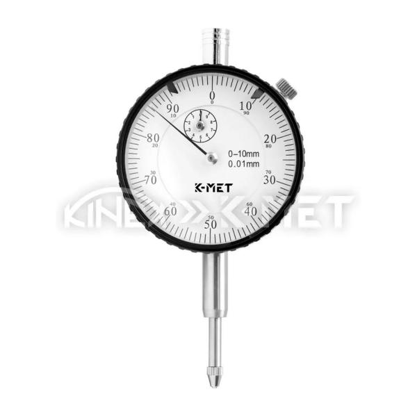 Индикаторен часовник с циферблат и ухо K-MET 1155-02-410 – 0–10 мм, 0.01 мм