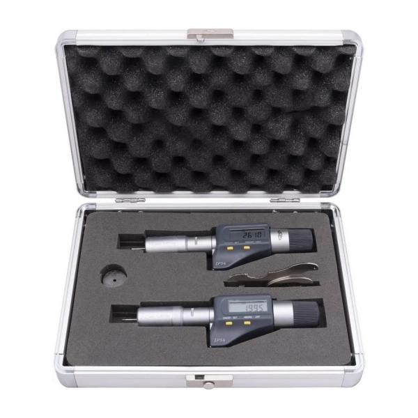 Дигитален триточков микрометър K-MET 7090-03-003 – 2–3 мм, 0,001 мм