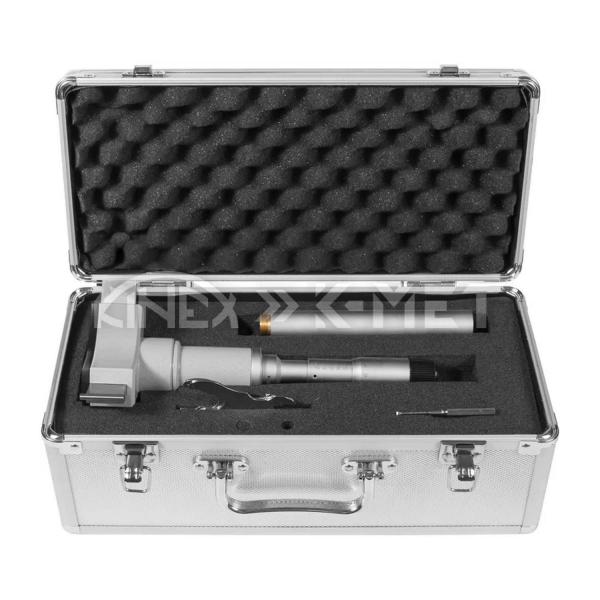 Триточков микрометър K-MET 7089-02-175 – 150–175 мм, 0,005 мм