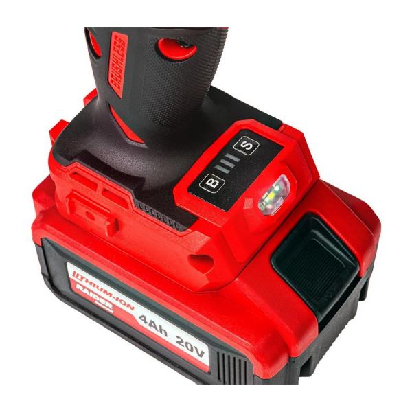 Акумулаторен ударен гайковерт Raider Industrial RDI-IBW06 – 20 V, 1700 Nm, 3/4 цола