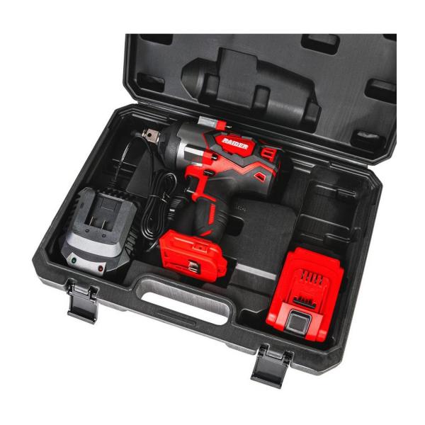 Акумулаторен ударен гайковерт Raider Industrial RDI-IBW06 – 20 V, 1700 Nm, 3/4 цола