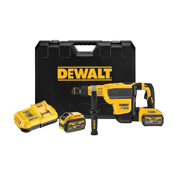 Акумулаторен перфоратор със SDS-Max DeWALT DCH614X2-QW, 54/18 V, 3/9 Ah, 10.5 J