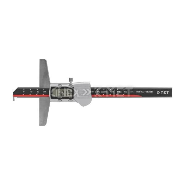 Дигитален дълбокомер с пета K-MET 2051-05-300 ABZ Design – 300 mm, 0.01 mm