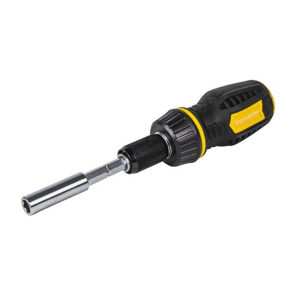 Комплект битове с тресчотна отвертка Top Master Pro 338744, 25 части