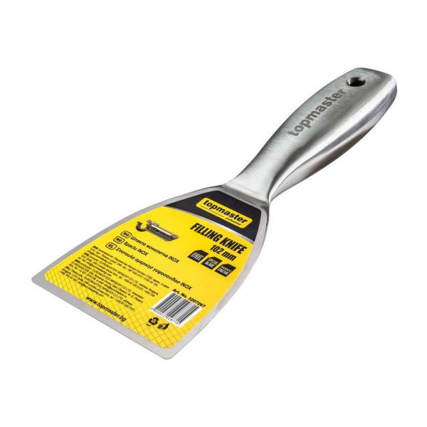Монолитна шпакла Top Master Pro INOX, 320727 – 102 мм