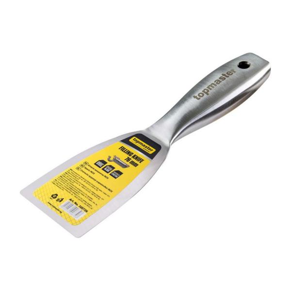 Монолитна шпакла Top Master Pro INOX, 320726 - 76 мм