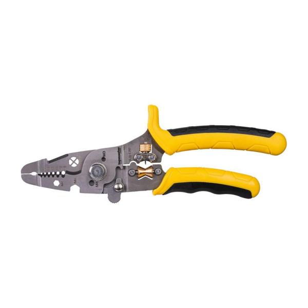 Мултифункционални клещи за почистване и кримпване на кабели Top Master Pro 212703, 9 в 1, 190 мм