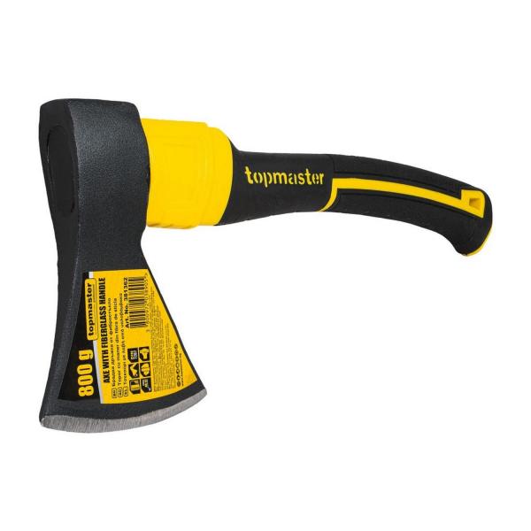 Брадва с дръжка от фибростъкло Top Master Pro 381362 – 800 грама, 380 мм