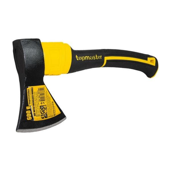 Брадва с дръжка от фибростъкло Top Master Pro 381361 – 600 грама, 370 мм