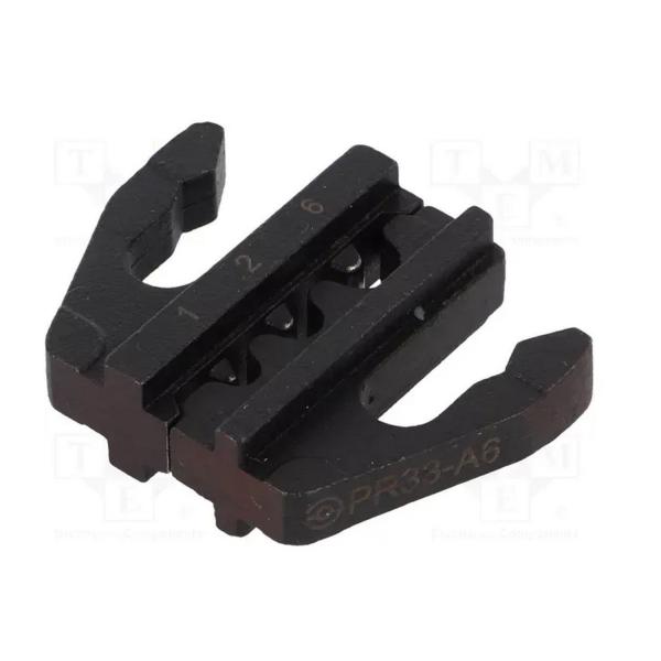 Накрайник за кримпващи клещи ERKO PR33-A6 0,5–6 mm², стомана, за кабелни обувки
