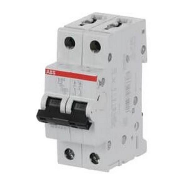 Автоматичен прекъсвач ABB S202-C2 – 2 P, 2 A, 6 kA