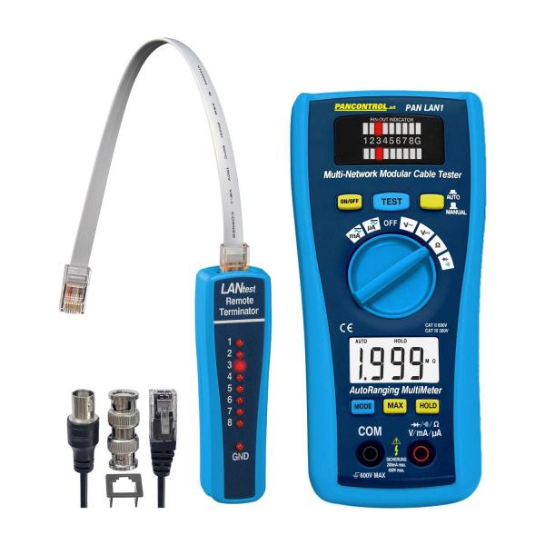 Дигитален мултицет Pancontrol PAN LAN1 – 600 V, 0.2 A, с LAN тестер