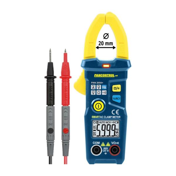 Дигитални амперклещи Pancontrol PAN 200A+ – 200 A AC, 600 V, True RMS