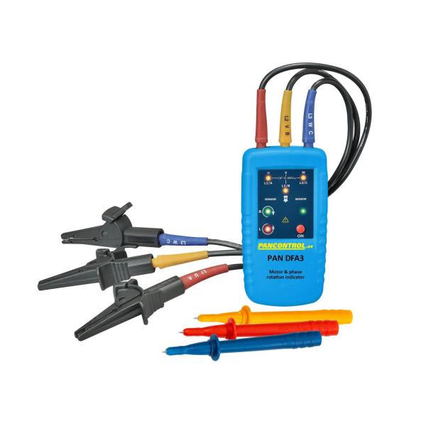 Тестер Pancontrol PAN DFA3 – 120–400 V, 2–400 Hz, посока на въртене