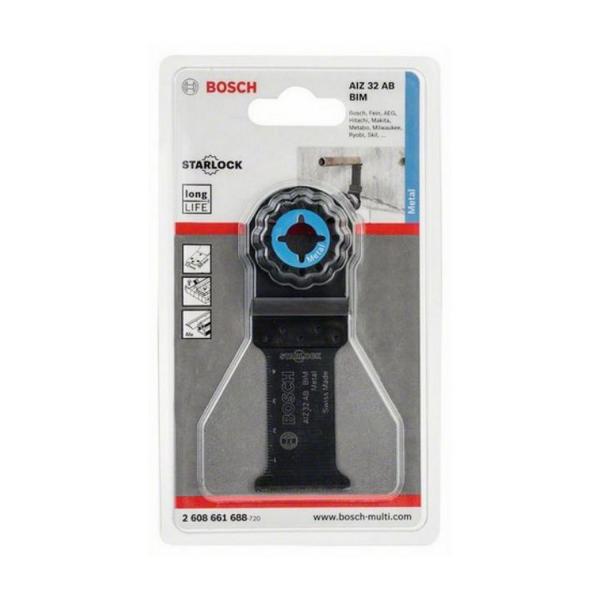 Нож за многофункционален осцилатор Bosch AIZ 32 AB – 32 мм, 50 мм, Starlock, 2608669074