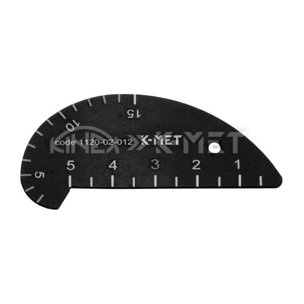 Заваръчен шаблон K-MET 1120-02-012 – размери 1–5