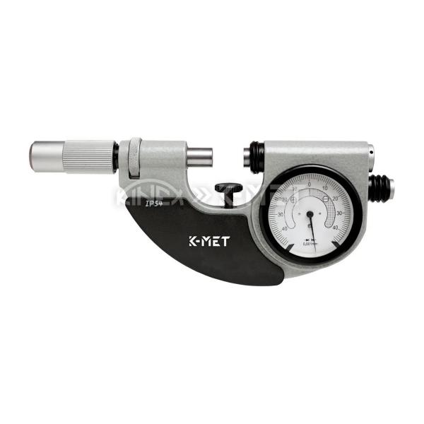 Пасаметър K-MET 7126-02-025 – 0–25 мм, 0,001 мм