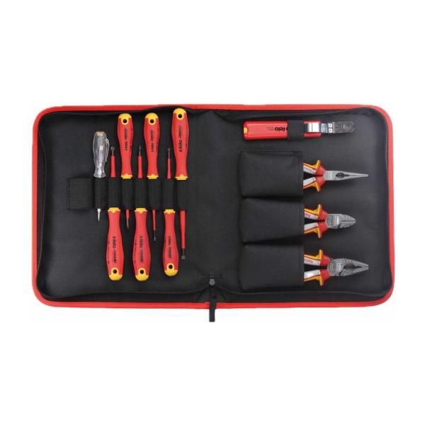 Комплект инструменти Felo 413 811 04 – 1000V E-Slim, 11 части         