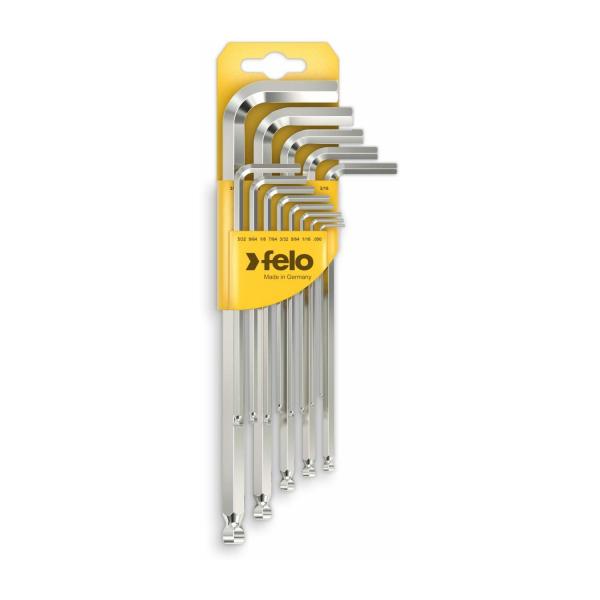 Комплект шестограми Felo 375 130 11 – инчови HEX .050–3/8, 13 части