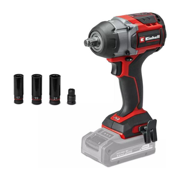 Акумулаторен ударен гайковерт Einhell TP-CW 18/750-C Li BL – 18 V, 1000 Nm