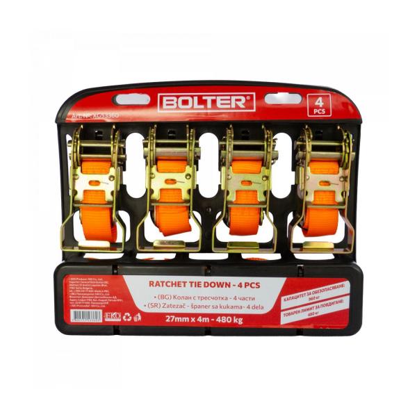 Колан с тресчотка BOLTER XG53360 – 27 мм x 4 м, 480 кг