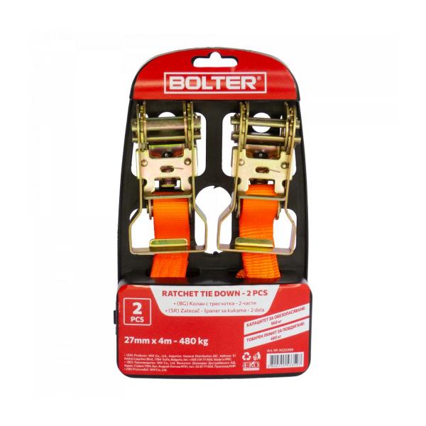 Колан с тресчотка BOLTER XG53359 – 27 мм x 4 м, 480 кг