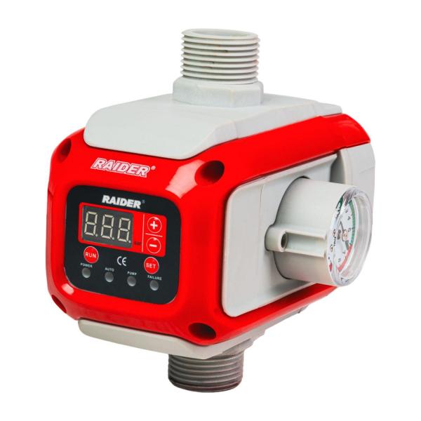 Електронен пресостат Raider RD-EPC08 – 2.2 kW, 1 цол, 10 bar