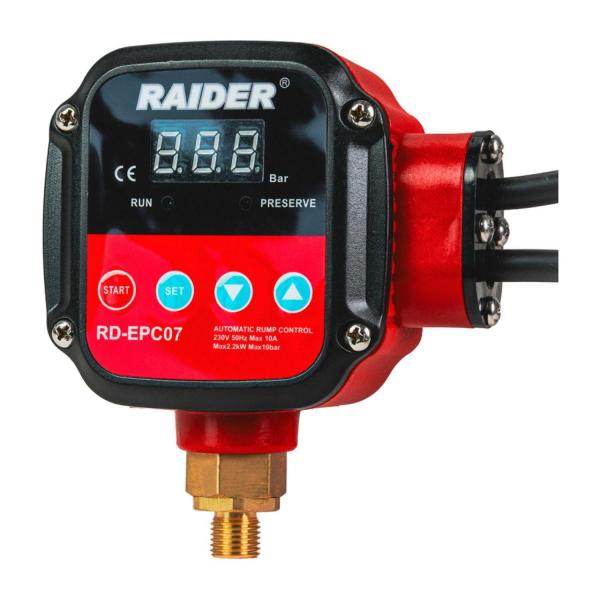 Електронен пресостат Raider RD-EPC07 – 2.2 kW, 1/4, Digital