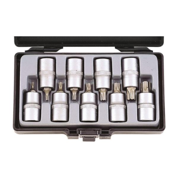 Комплект вложки FORCE 4102 – 9 части, 1/2, Torx T20–T60