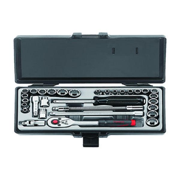 Комплект гедоре шестостен Force 2312-5 – 1/4, 31 части