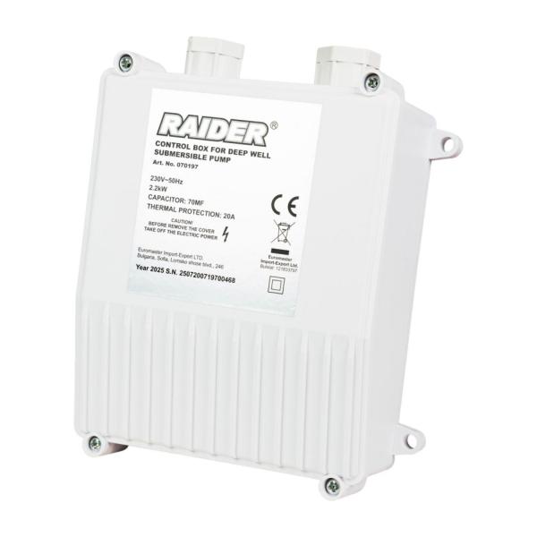 Пусково табло за сондажни помпи Raider 070197 – до 2,2 kW