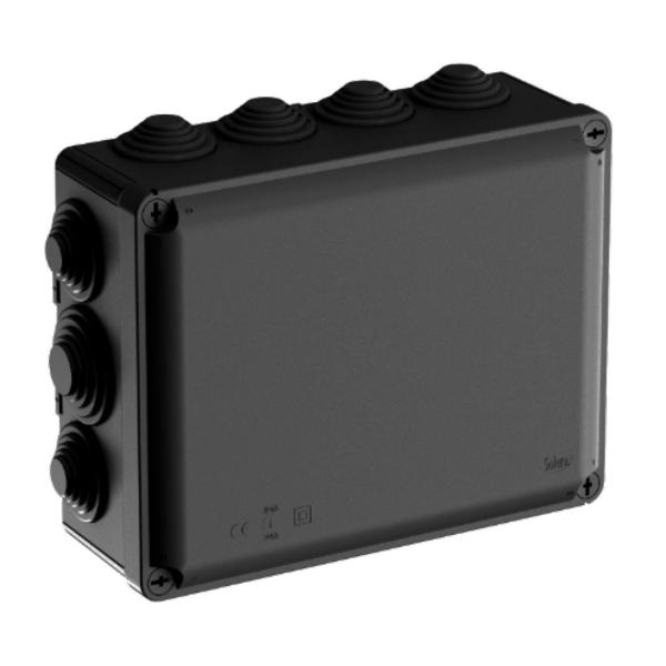Разклонителна кутия Solera YBOX BK 220x170x80 мм– IP55, с конуси
