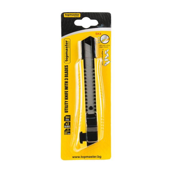 Макетен нож Top Master Pro 370158 – 170×18 мм, 3 остриета