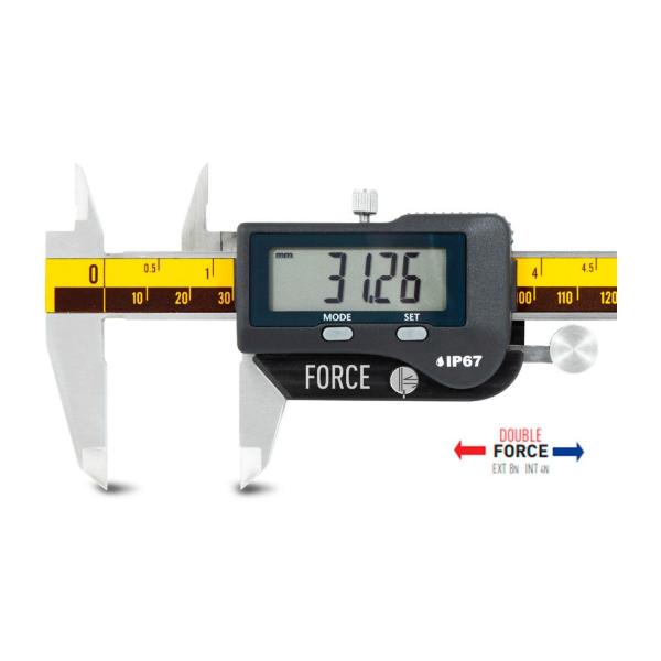 Дигитален шублер Microtech SwissMet BI-FORCE, IP67 – 300 мм, 0,01 мм