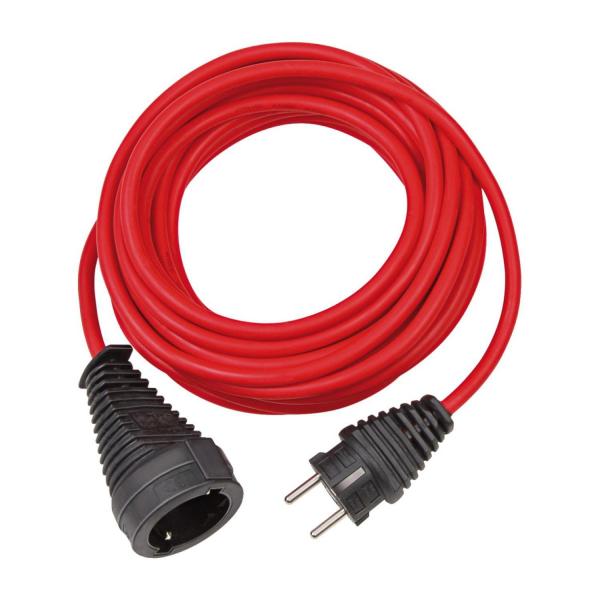 Удължител за ток Brennenstuhl Quality – 10 м, 3G1.5, червен