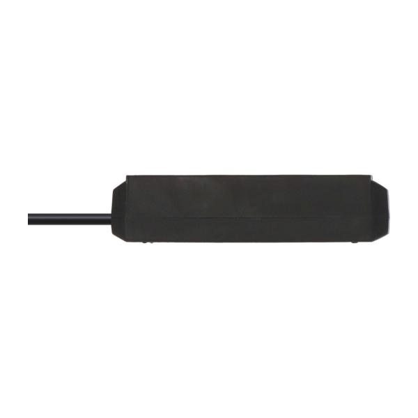 Разклонител Brennenstuhl Eco-line – 3 гнезда, 1,5 м, черен