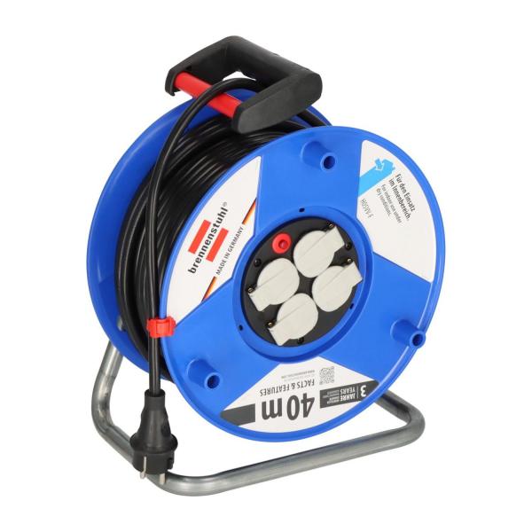 Удължител на макара Brennenstuhl Garant – IP20, 3G2.5, 40 м