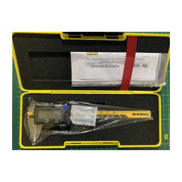 Дигитален шублер с кръгъл дълбокомер Microtech WIRELESS SwissMet, IP67 – 150 мм, 0,01 мм