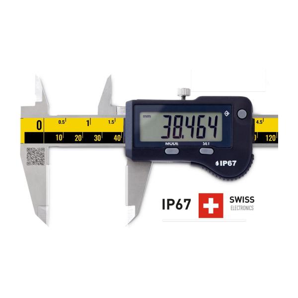 Дигитален шублер Microtech CARBIDE SwissMet, IP67 – 150 мм, 0,01 мм