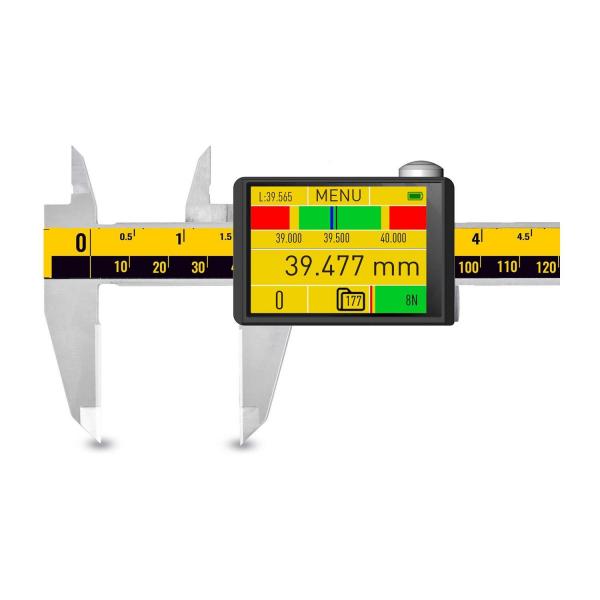 Дигитален шублер Microtech DataMet CERAMIC eFORCE – 200 мм, 0,0002 мм, 1–20 N