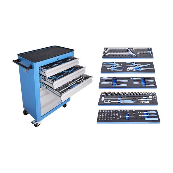Комплект инструменти Unior 1011 G ECO – 97 части, количка 940ECO