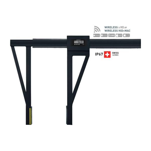 Дигитален шублер Microtech WIRELESS SwissMet EXTRA LONG – IP67, 2500 мм, 0,01 мм, 400 мм
