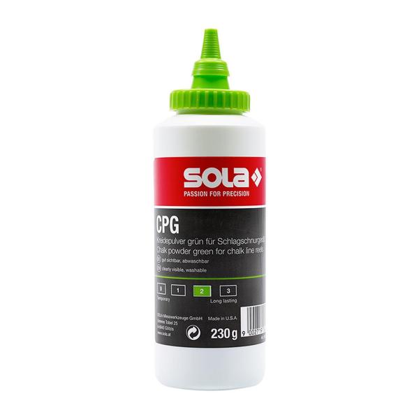 Зелена боя за чертилки Sola CPG 230 – 230 г