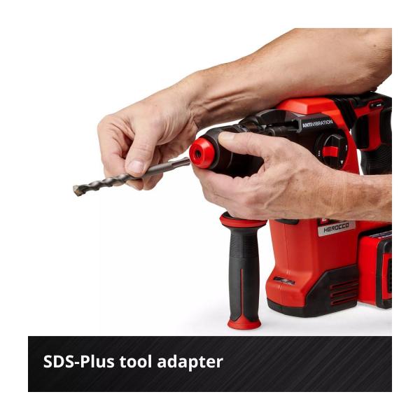 Акумулаторен перфоратор със SDS-Plus Einhell HEROCCO 36/28 – 2x18 V, 3.2 J
